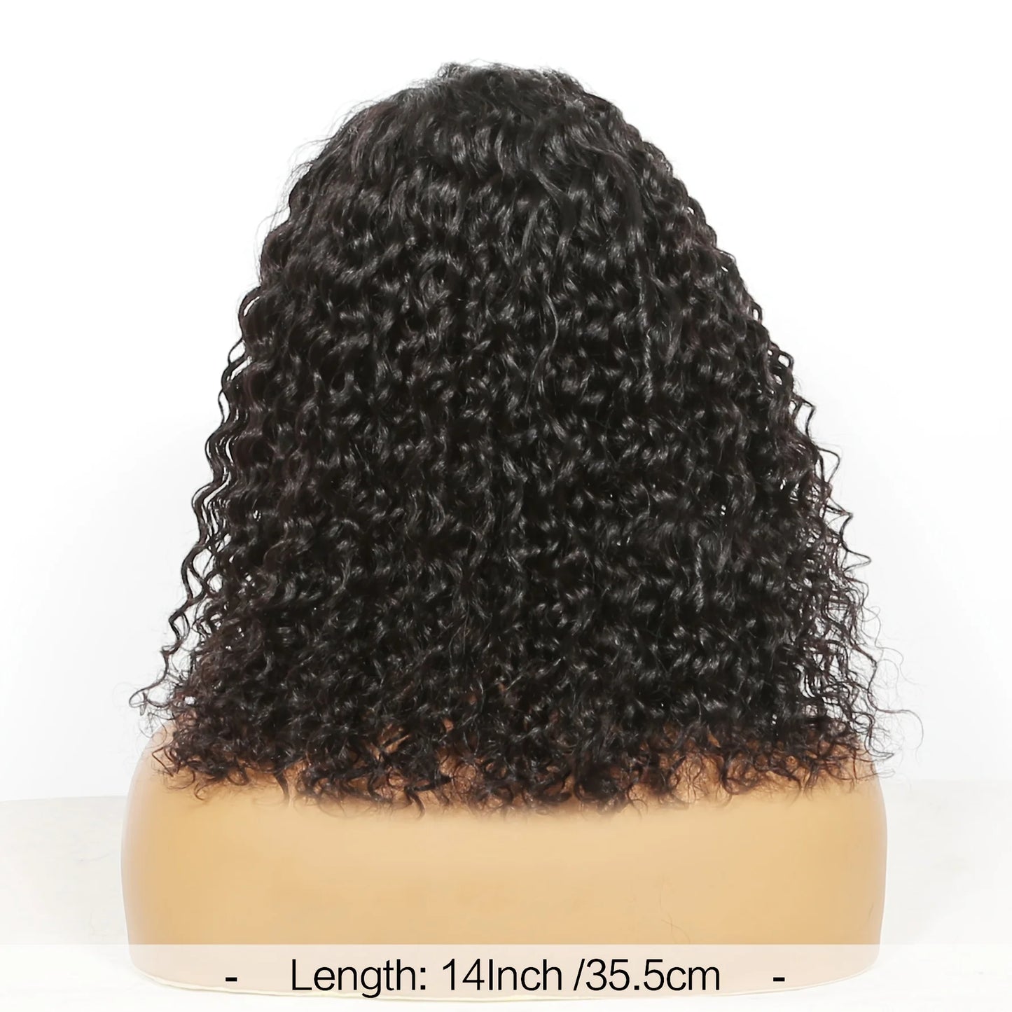 Deep Wave Headband Wig – Curly Bob, 100% Human Hai