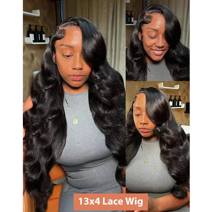 250% Density Glueless Body Wave Wig – 13x4 HD Lace, Brazilian Human Hair
