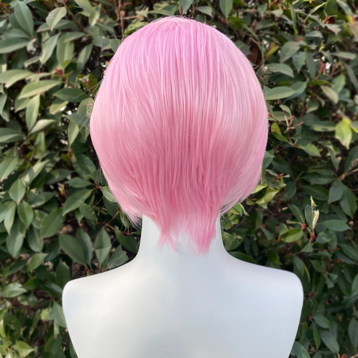 Light Pink Short Bob Wig – 13x4 Lace, Glueless Heat-Resistant Hair