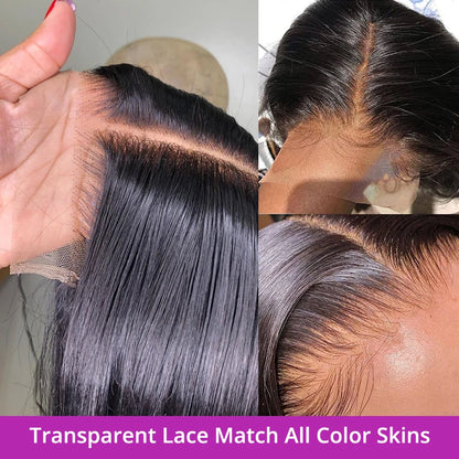 250% Density Short Bob Wig – 13x4/13x6 HD Lace, Human Hair