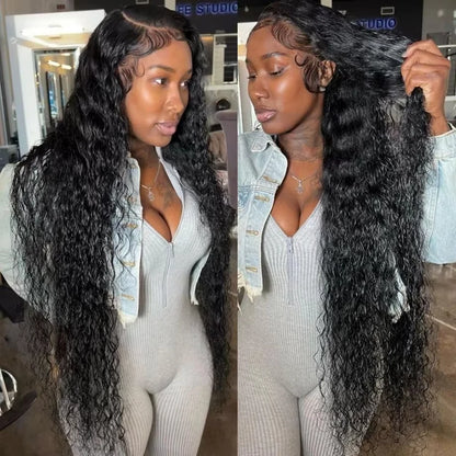 30” Deep Wave Lace Front Wig – 13x4/13x6 HD Human Hair