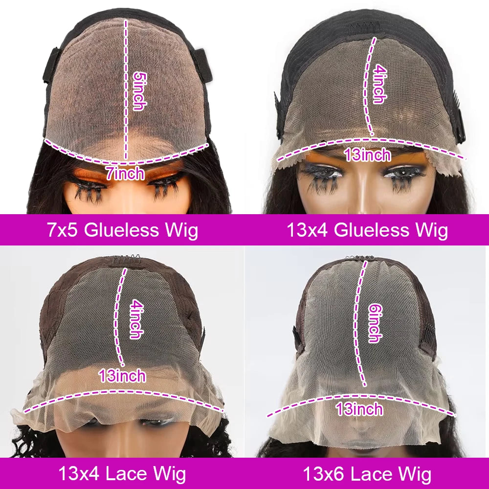 250% Density Short Bob Wig – 13x4/13x6 HD Lace, Human Hair