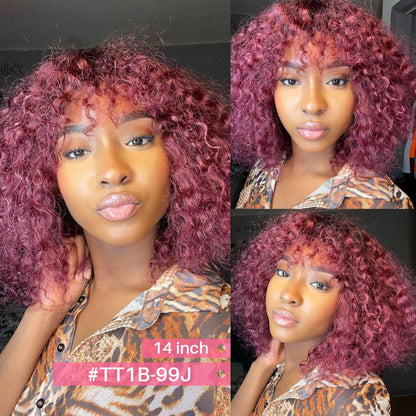 Jerry Short Pixie Bob Wig – Peruvian Human Hair, Honey Highlights