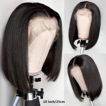 Newmi Short Bob Wig – 13x4 Lace Front, Human Hair