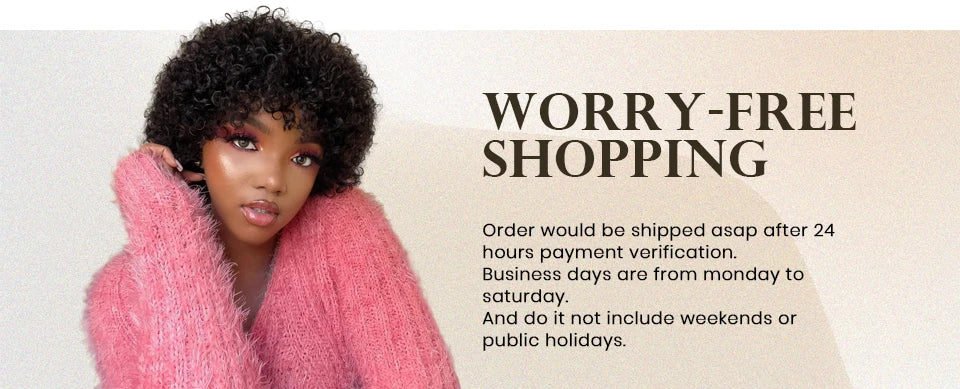 Pixie Short Afro Curly Bob Wig – Brazilian Remy Hair