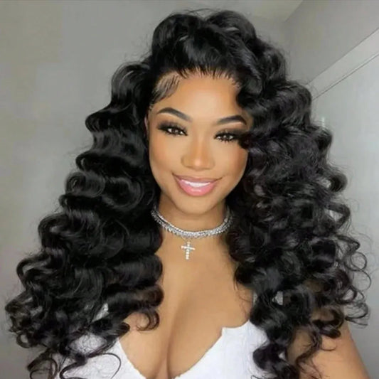 28” Deep Wave Wig – 13x6 HD Lace, 250% Human Hair, Pre-Plucked