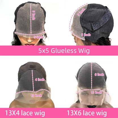 28” Deep Wave Wig – 13x6 HD Lace, 250% Human Hair, Pre-Plucked