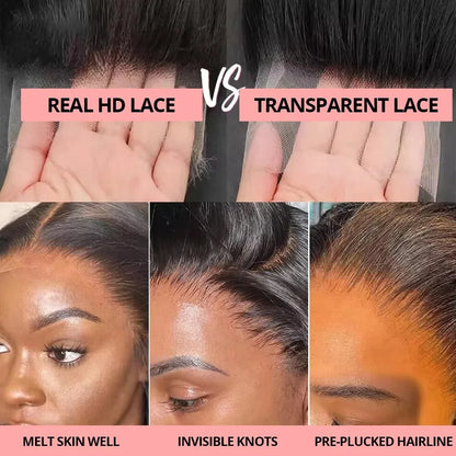 300% Density Wear & Go Deep Wave Wig – 13x6/7x5 HD Lace, Human Hair