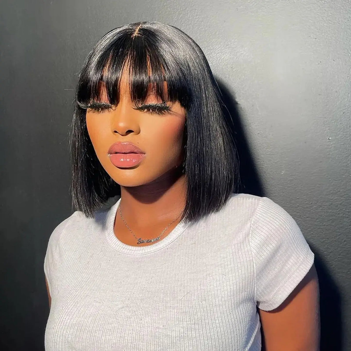 SoGreat 12” Short Bob Wig – Loose Body Wave, Brazilian Human Hair