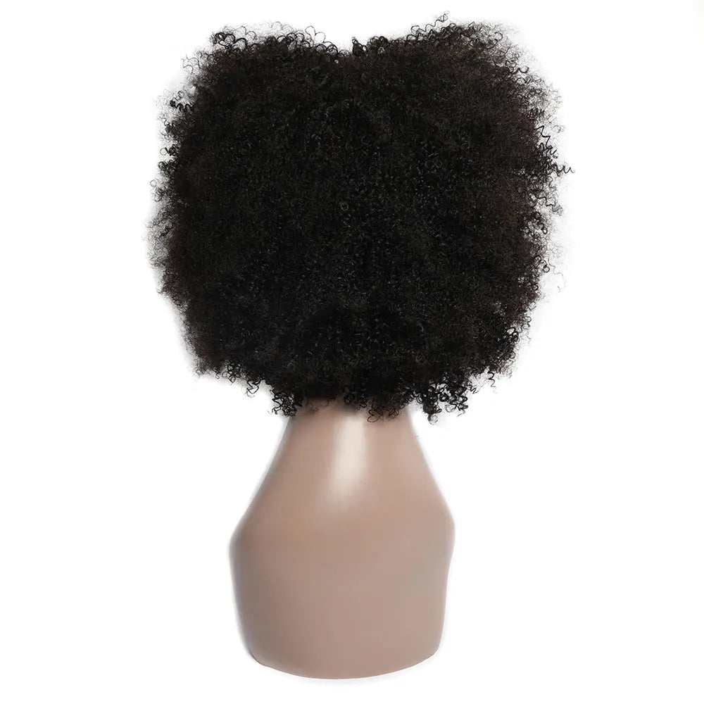 Newmi Short Curly Afro Kinky Human Hair Wig – Pixie Curl
